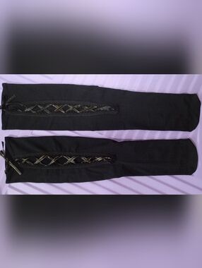 Knee high women decorative stockings
